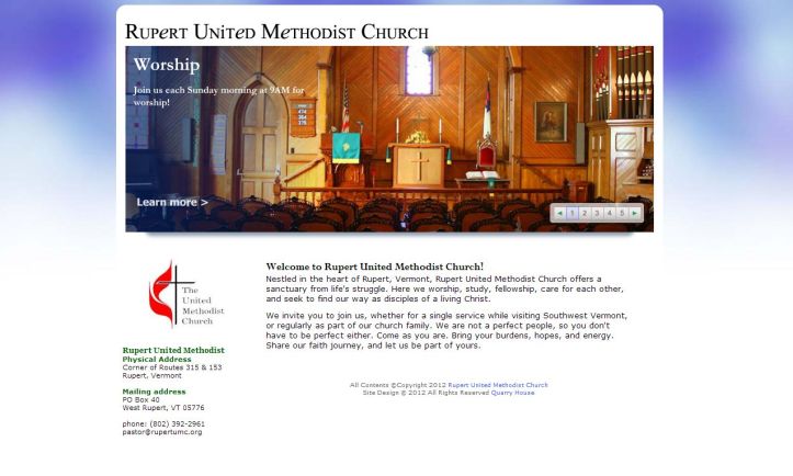 Rupert UMC web page