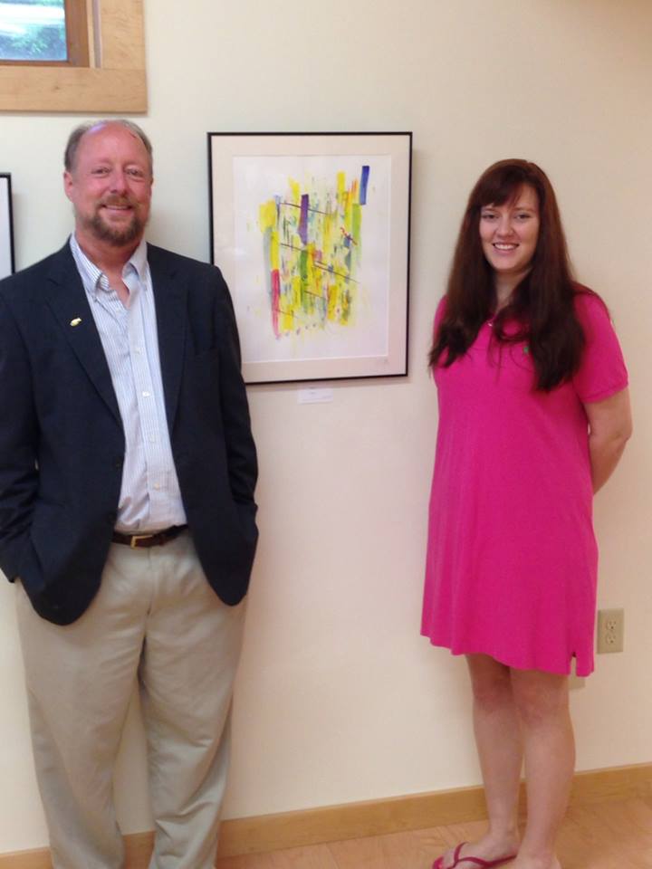 Drewry and I at Pawlet Library