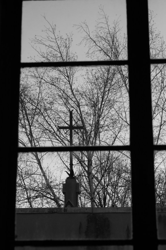 window and the cross
